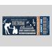 Customizable Daddy Daughter Denim and Diamond Theme Dance Flyer and Ticket Bundle Template