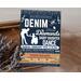 Customizable Daddy Daughter Denim and Diamond Theme Dance Flyer and Ticket Bundle Template