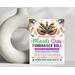 Customizable Mardi Gras Masquerade Ball Invitation Flyer and Ticket Bundle Template
