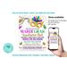 Editable Mardi Gras Ball Invitation Flyer and Ticket Bundle Template