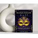 Editable Masquerade Ball Junior Senior Prom Flyer and Ticket Bundle Template