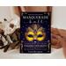 Editable Masquerade Ball Junior Senior Prom Flyer and Ticket Bundle Template