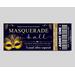 Editable Masquerade Ball Junior Senior Prom Flyer and Ticket Bundle Template
