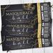 DIY Masquerade Ball Junior Senior Prom Ticket and Flyer Bundle Template