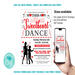 DIY Valentine's Sweetheart Mother Son Dance Ticket and Flyer Bundle Template