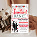 DIY Valentine's Sweetheart Mother Son Dance Ticket and Flyer Bundle Template