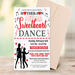 DIY Valentine's Sweetheart Mother Son Dance Ticket and Flyer Bundle Template