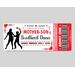 Editable Mother Son Valentine's Sweetheart Dance Ticket and Flyer Bundle Template