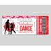 Customizable Valentine's School Mother Son Dance Ticket and Flyer Bundle Template