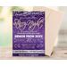 Editable Starry Night Under the Stars Prom Ticket and Flyer Bundle Template