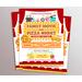 Editable Pizza and Movie Night Ticket and Flyer Bundle Template