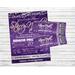 Editable Starry Night Under the Stars Prom Ticket and Flyer Bundle Template