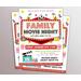 Editable Family Movie Night Ticket and Flyer Bundle Template