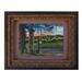 Winery Landscape Painting, Framed Art