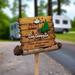 Rustic Wood with Raised Acrylic lettering Sign