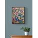 Example of what the painting would look like hanging and framed in a furnished setting. Painting is sold unframed.
