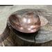 hand hammered hand forged 3-1/4" copper heart trinket dish, 3/4" deep.