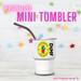 Personalized Mini Stainless Steel Tumbler Shot Glass with lid, straw, Custom, Funny, and Personalized Options. Great gift ideas for Weddings, bachelorette Parties, milestone birthdays, friend trip, or other occasions. conejo malo, dtmf, concho benito