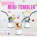 Personalized Mini Stainless Steel Tumbler Shot Glass with lid, straw, Custom, Funny, and Personalized Options. Great gift ideas for Weddings, bachelorette Parties, milestone birthdays, friend trip, or other occasions. conejo malo, dtmf, concho benito