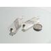 925 Sterling Silver & Jade Lace-Textured Dangle Earrings