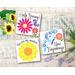 Colorful Spring Flower Signs, New Beginnings, Hello Spring, You Are My Sunshine