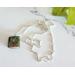 Sterling Silver, Polymer Clay and Opal Book Necklace