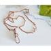 Rainbow Moonstone and Opal Copper Wire Wrapped Necklace