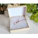 Rainbow Moonstone and Opal Copper Wire Wrapped Necklace in packaging