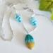Lampwork Glass Sterling Silver Necklace