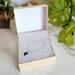 Sterling Silver Onyx Moon Charm Bracelet packaging view