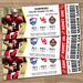 Customizable Football Sports Game Event Ticket Stub Template