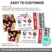 Customizable Football Sports Game Event Ticket Stub Template