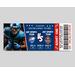 Editable Football Sports Game Event Ticket Template