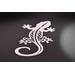 Back view of 3D salamander