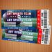 DIY Football Sports Surprise All-Purpose Game Event Ticket Template