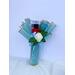 boy graduation blue bouquet 