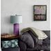 Example of what the painting would look like hanging and framed in a furnished setting. Painting is sold unframed.