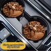 High-quality nature-themed coaster. Stag print western cup holder mat. Stylish rustic outdoor drink pad. 
