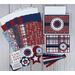 A set of 6 patriotic greeting cards with handcrafted embellishments offered as a card making kit for adults.