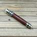 Mesquite wood and antique brass pineapple grenade pen