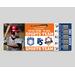 Editable Baseball Sports Game Event Ticket Template