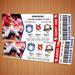 Customizable Baseball Sports Game Event Ticket Stub Template