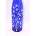 View of alternate side of bottle with hand painted dot art