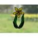 Daffodil suncatcher- in yellow-  in direct sunlight.