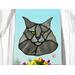 Gray Maine Coon Cat