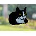 Tuxedo Cat Suncatcher in black