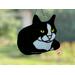 Tuxedo Cat Suncatcher in black