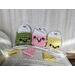 "Colorful crochet bookmark shaped like a teabag, ideal for book lovers"