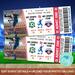Editable Soccer Sports Game Event Ticket Template