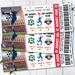 Editable Soccer Sports Game Event Ticket Template
